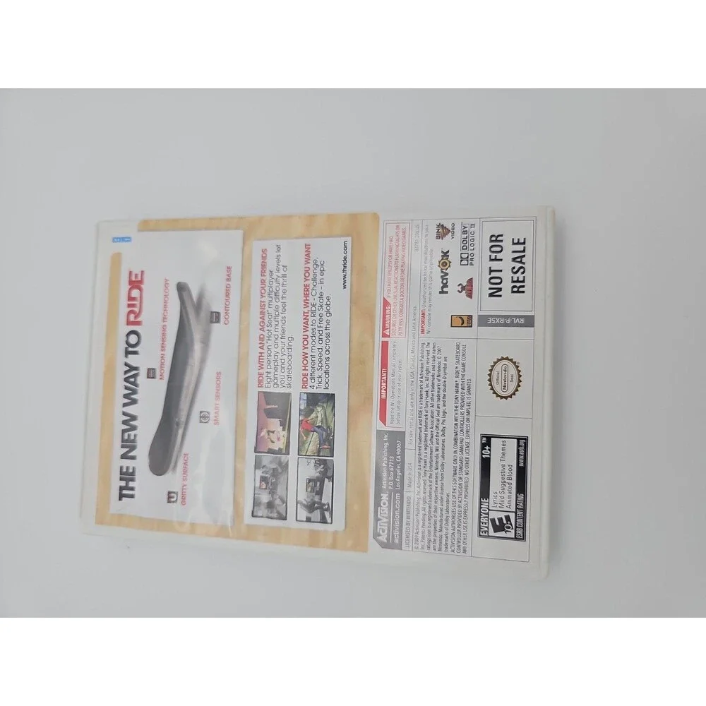 NINTENDO TONY HAWK RIDE WII (PSN013561)
